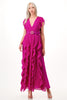 Fuchsia Abbey Maxi Dress