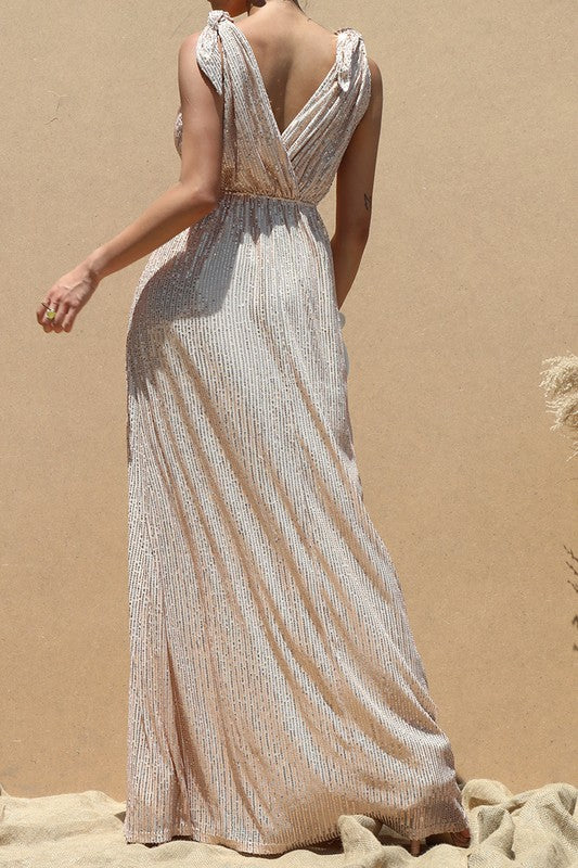 Aphrodite Sequin Maxi Dress