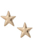Star Stud Earrings: Gold