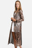 Rose Gold Sequin Kimono