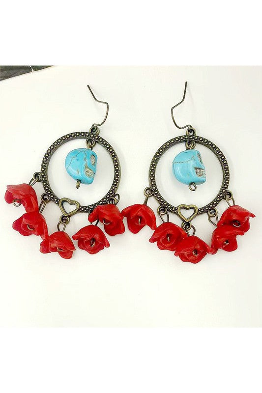 Dia Del La Muerte Earrings