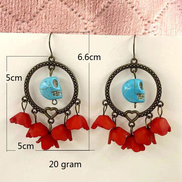 Dia Del La Muerte Earrings