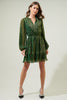 Paxton Balloon Sleeve Mini Dress