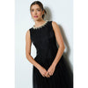 Tiffany Pearl Sheer Tulle Midi Dress