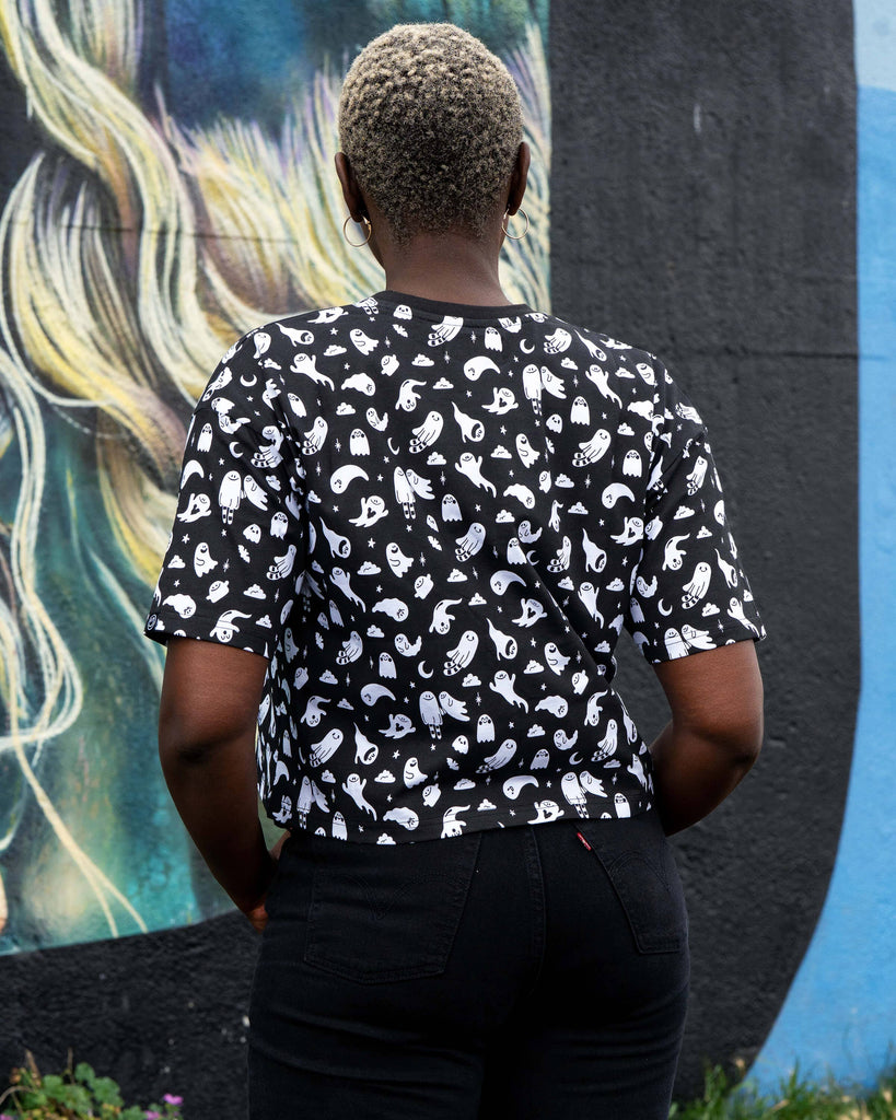 Ghosties Cropped Boxy Tee