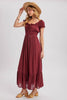Sugar Plum Wine Maxi Dress