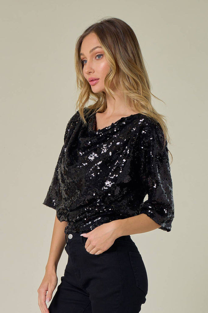 Glittery And Gorgeous Sequin Top