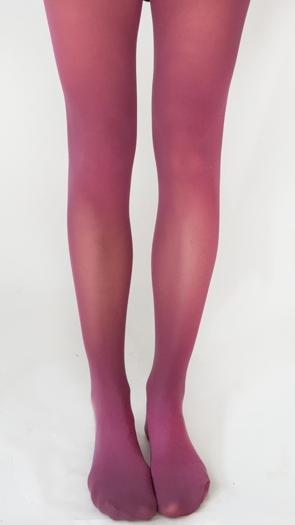 50 Denier Opaque Tights: Rust