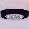 Deco Rhinestone Stretch Belt