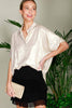 Metallic Champagne Blouse