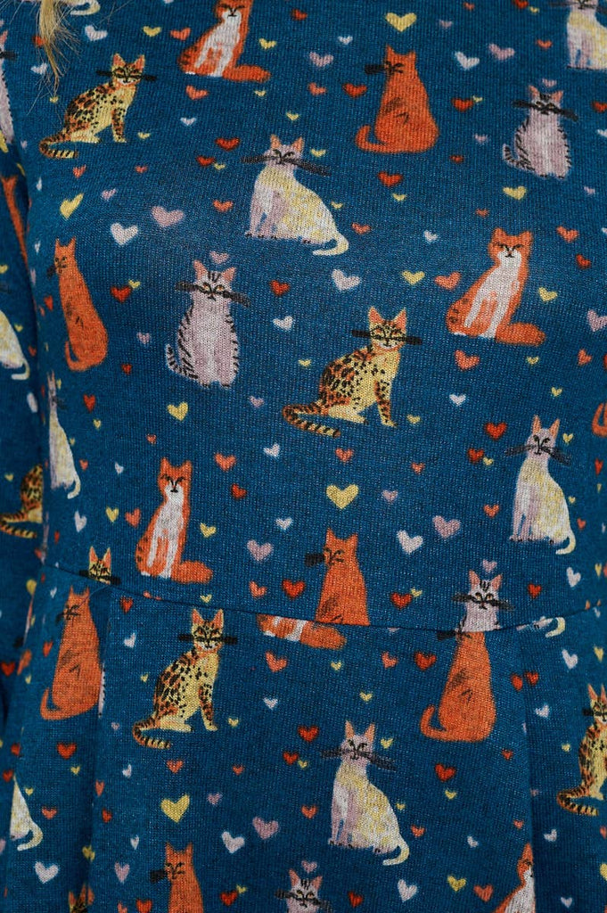 Love cats Sweater Tunic Dress