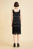 Geo Deco Beaded Fringe Dress