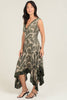 Dip Dyed Scarf Hem Dress