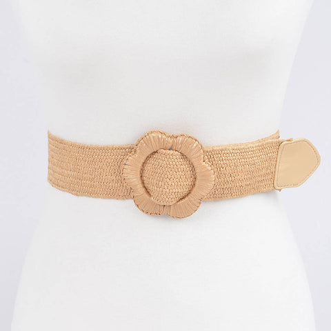 Retro Heart Stretch Belt: Rainbow