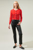 Sylvie Crystal Button Front Cardigan