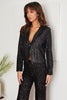 Sequin Cropped Blazer