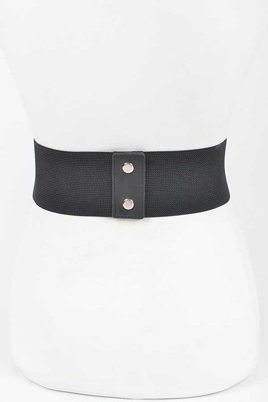 Plus Size Sequin Floral Belt: Silver