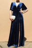 Midnight Blues Maxi Dress