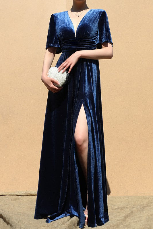 Midnight Blues Maxi Dress