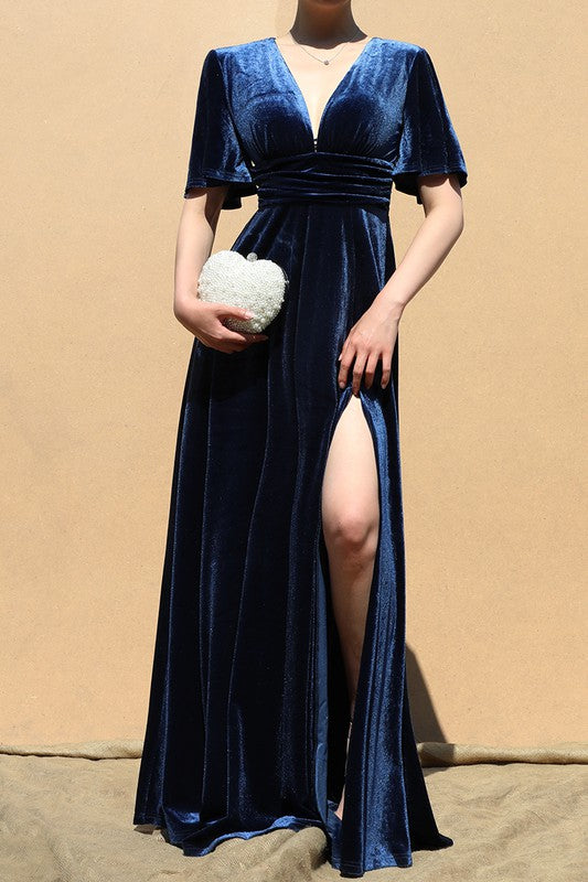 Midnight Blues Maxi Dress