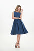 Classic Navy Swing Dress