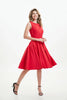 Classic Red Swing Dress