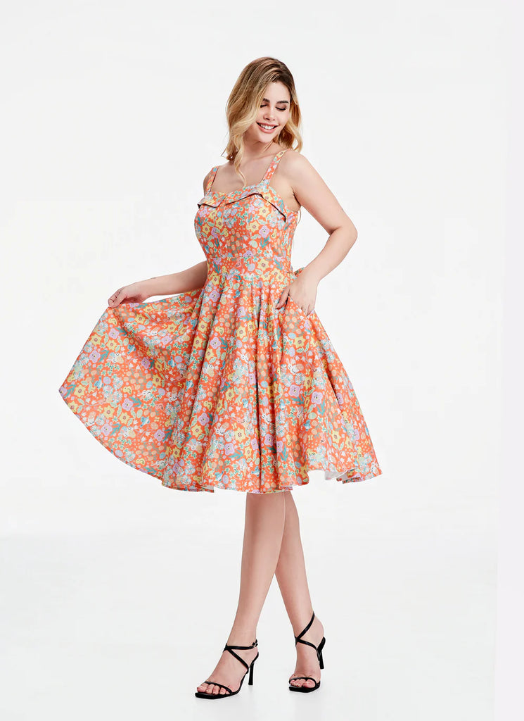 Whiskers and Wildflowers Dress