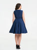 Classic Navy Swing Dress