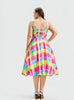 Rainbow Plaid Jubilee Dress