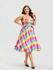 Rainbow Plaid Jubilee Dress