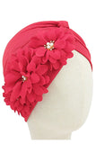 Floral Whimsy Vintage Head Cover: Pink