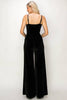 Buttery Black Velvet Jumpsuit