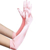 Satin Opera Gloves: Light Pink