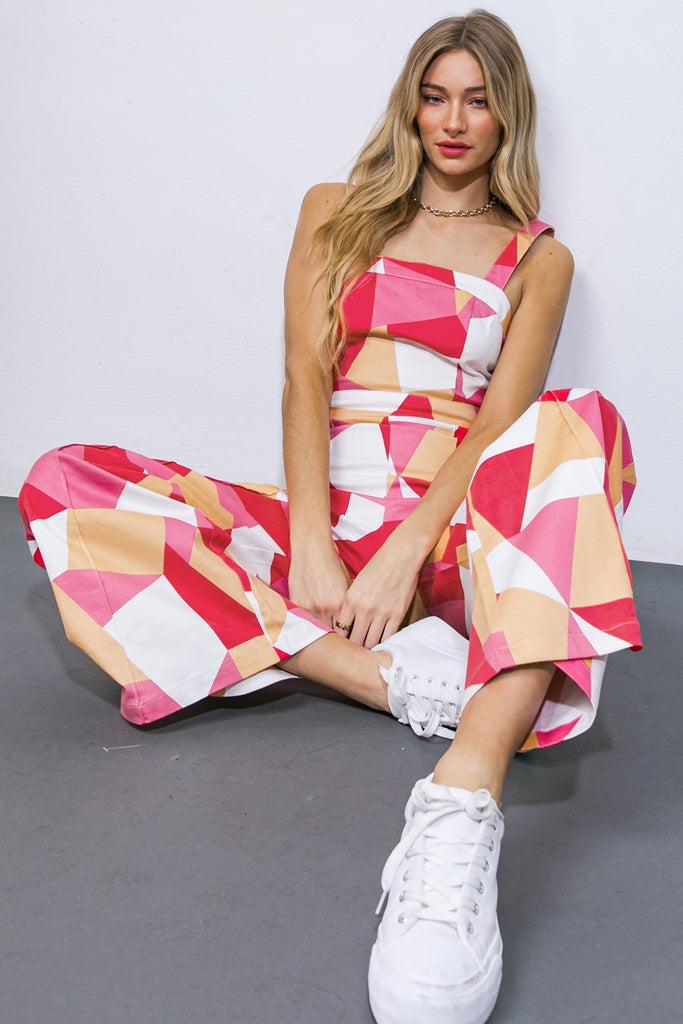 Abstract Attraction Jumpsuit