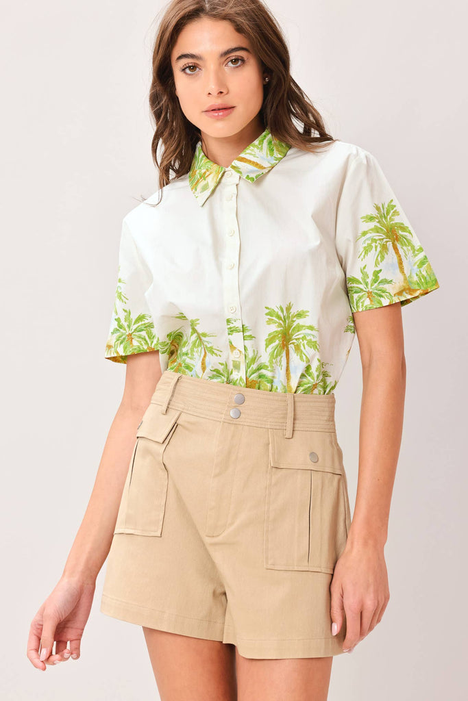 Polynesian Cotton Blouse