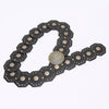 Western Vintage Belt: Black/Brass