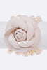 Paris Pearl & Rose Bracelet: Ivory