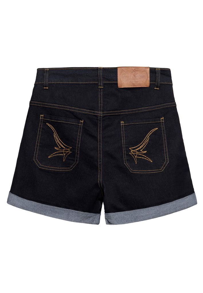Roadster Denim Shorts: Black