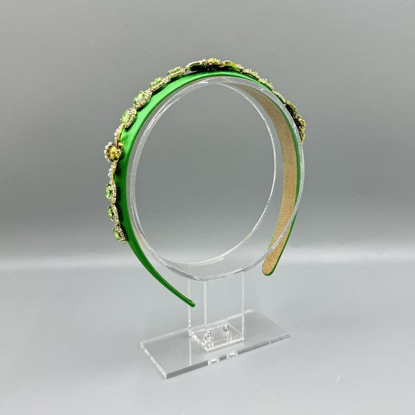 Glam Green Bee Headband