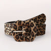 Faux Fur Leopard Belt