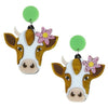 Daisy Cow Earrings