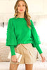 Sublime Lime Pompom Sweater