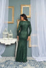 Emerald Dazzle Maxi Dress