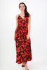 Coral Floral Flowy Jumpsuit