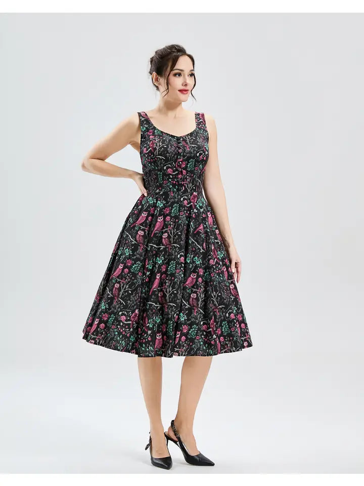 Nocturn Owls Dress
