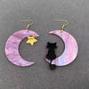 Moon Cat Earring