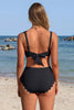 Convertible One- Shoulder Scalloped Bikini