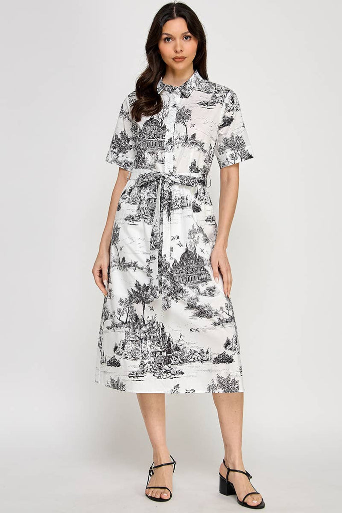 Tolie de Jouy Dress