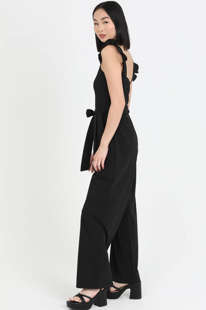 Top Notch Jumpsuit: Black