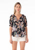 Tropical Night Garden Blouse